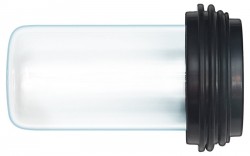 sklenen valec - kryt UV lampy