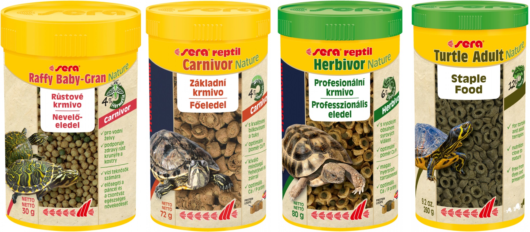 Krmivo pre korytnaky Sera