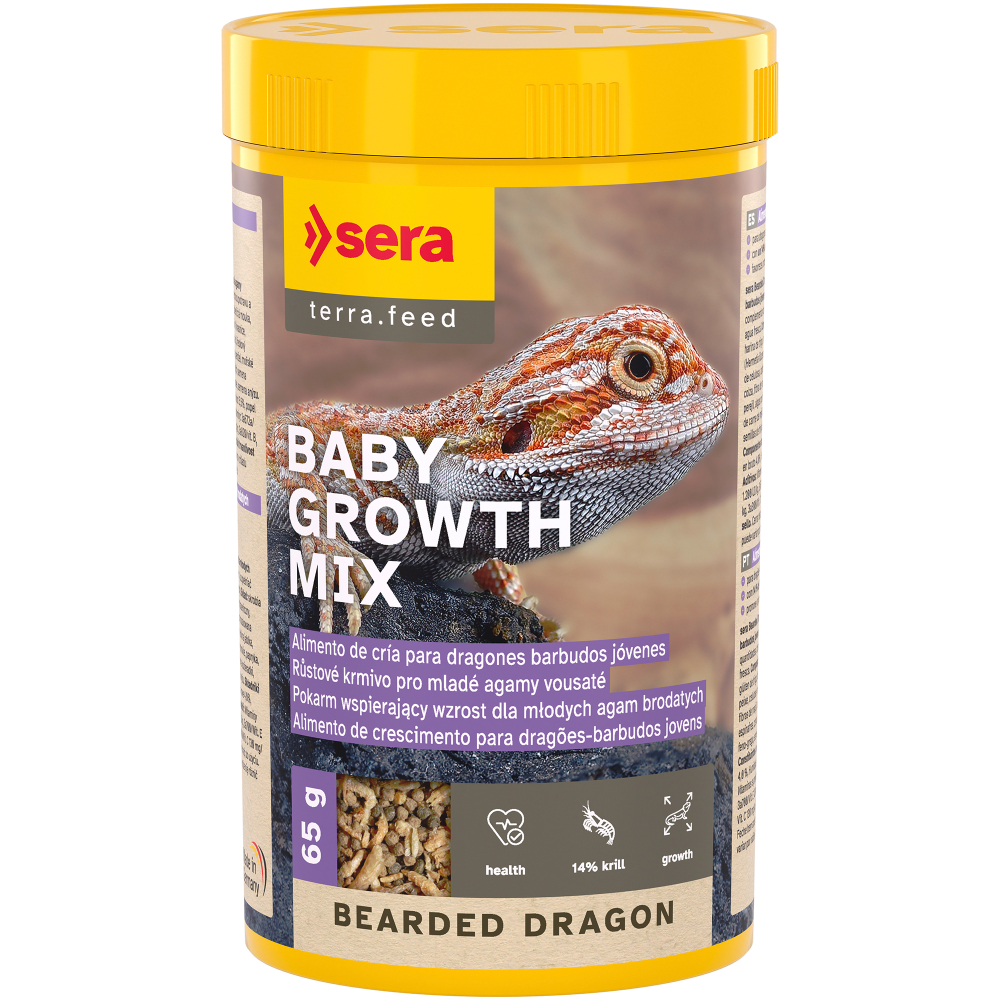 sera Bearded Dragon Baby Growth Mix